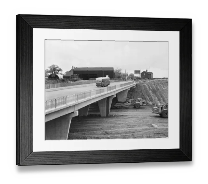 Framed Print : Nantwich Road bridge JLP01_08_062788