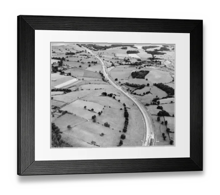 Framed Print : M6 Motorway construction JLP01_01_164_26