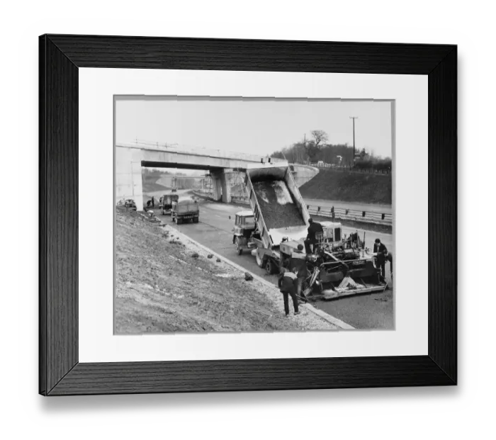 Framed Print : Surfacing the hard shoulder JLP01_01_172_095