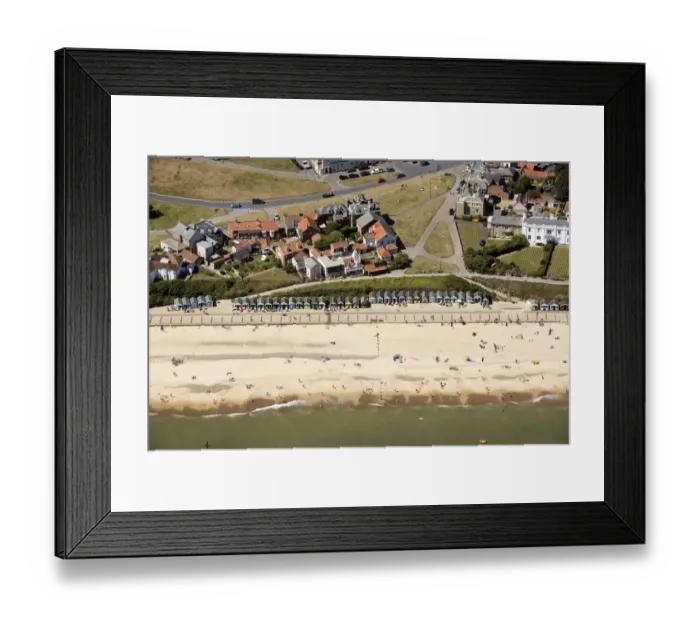 Framed Print : Southwold beach huts 33136_025 Framed Print : Southwold beach huts 33136_025