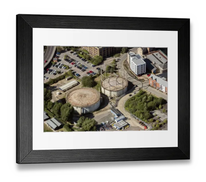 Framed Print : Gas holders 33238_003