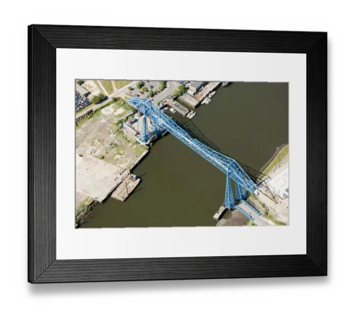 Framed Print : Transporter Bridge 34008_024