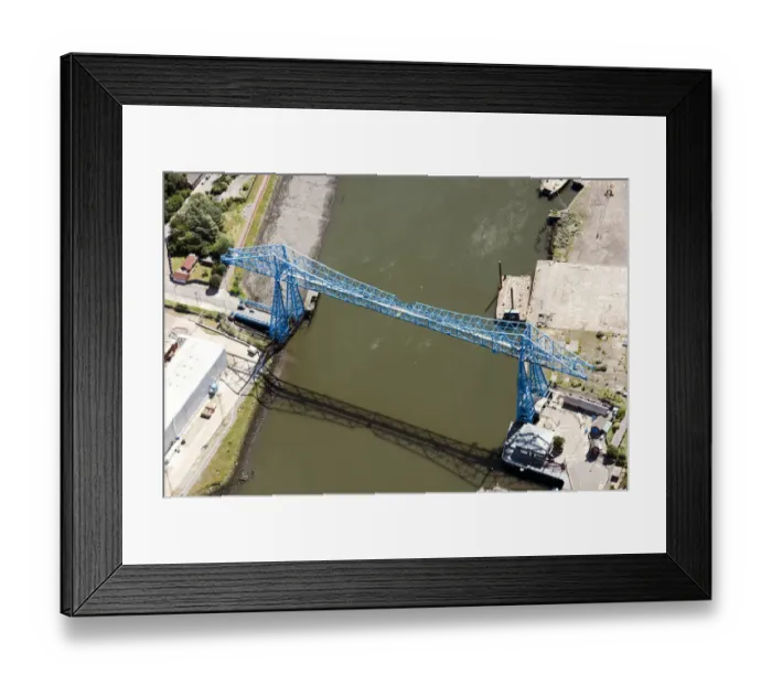 Framed Print : Transporter Bridge 34008_032
