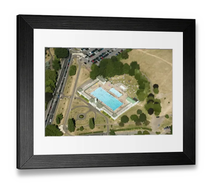 Framed Print : Peterborough Lido 34020_005 Framed Print : Peterborough Lido 34020_005