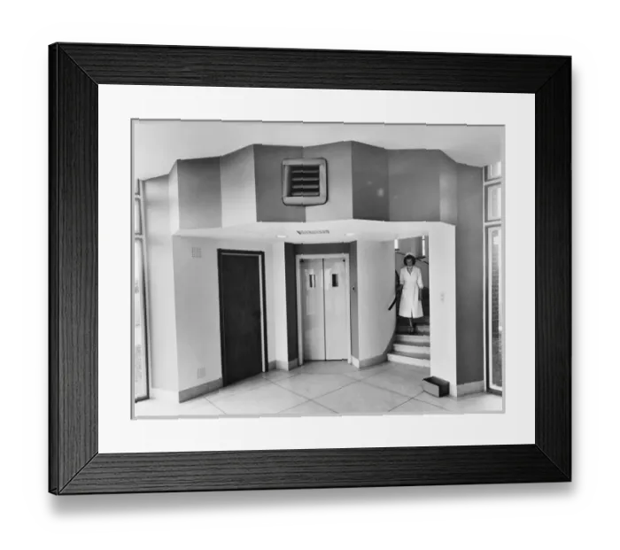 Framed Print : Administration building foyer JLP01_01_147_27