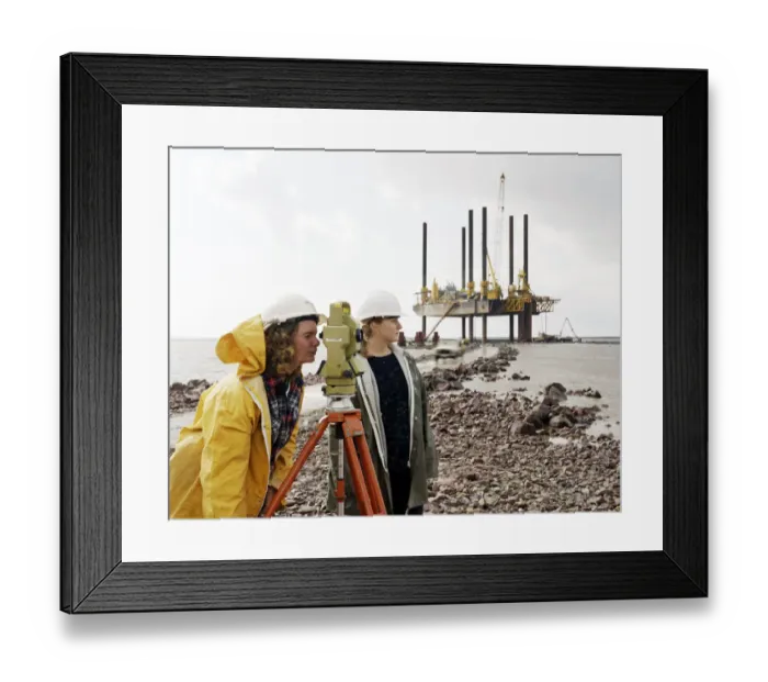 Framed Print : Surveying JLP01_10_54656 Framed Print : Surveying JLP01_10_54656