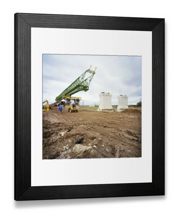 Framed Print : Deck launch gantry JLP01_10_57949 Framed Print : Deck launch gantry JLP01_10_57949