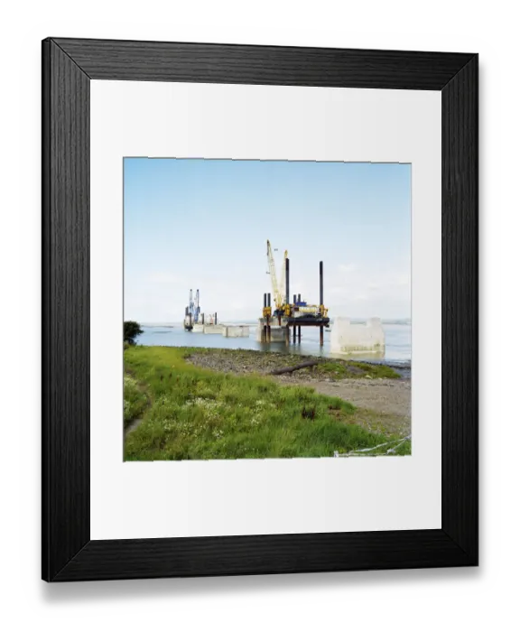 Framed Print : Concrete caissons JLP01_11_56743_08 Framed Print : Concrete caissons JLP01_11_56743_08