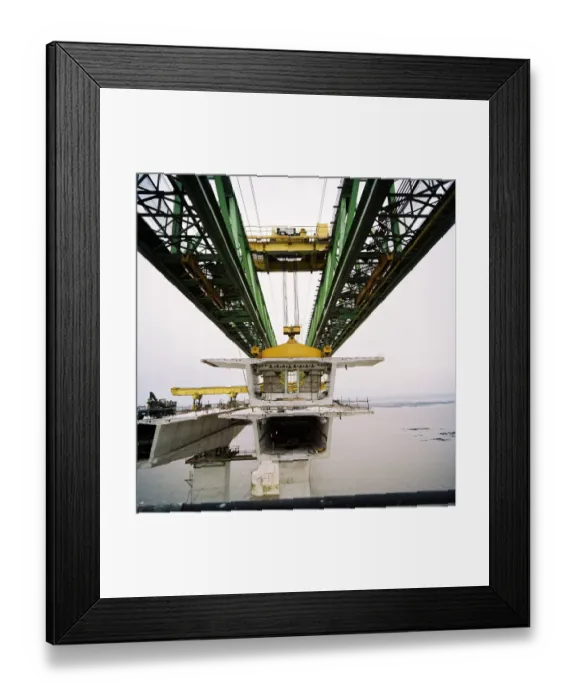 Framed Print : Deck launch gantry JLP01_11_60005_08