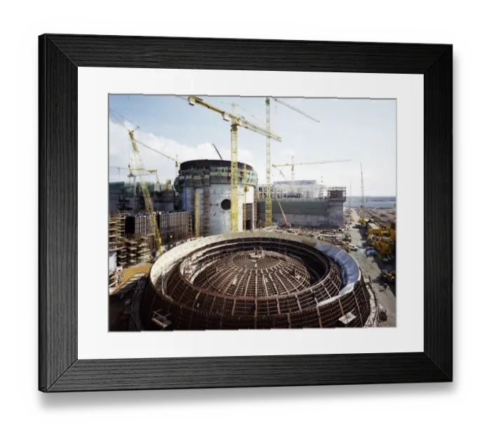 Framed Print : Steel liner for the dome JLP01_10_49262