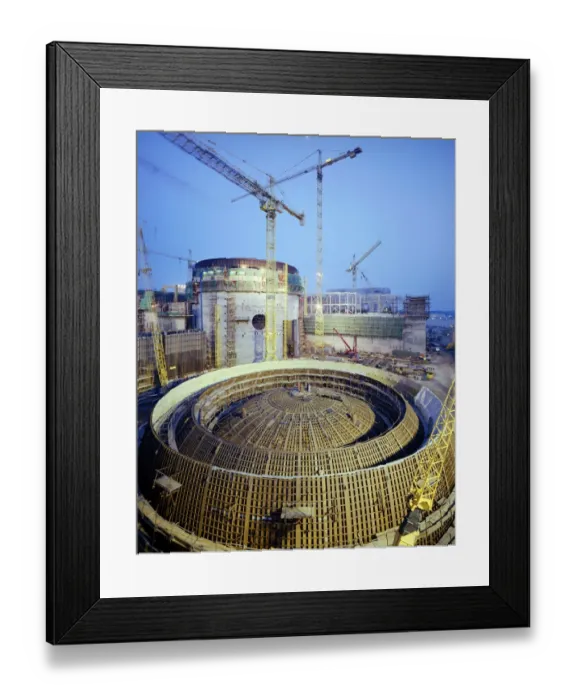 Framed Print : Steel liner for the dome JLP01_10_49267