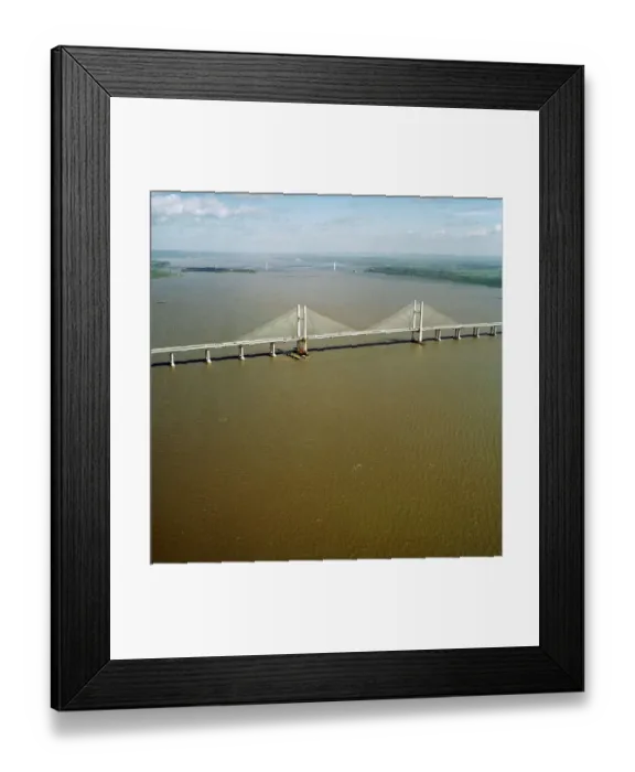 Framed Print : Second Severn Crossing JLP01_60568_12 Framed Print : Second Severn Crossing JLP01_60568_12