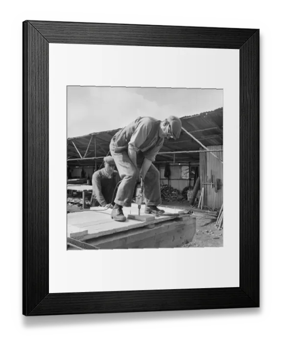 Framed Print : Drilling JLP01_08_010349a