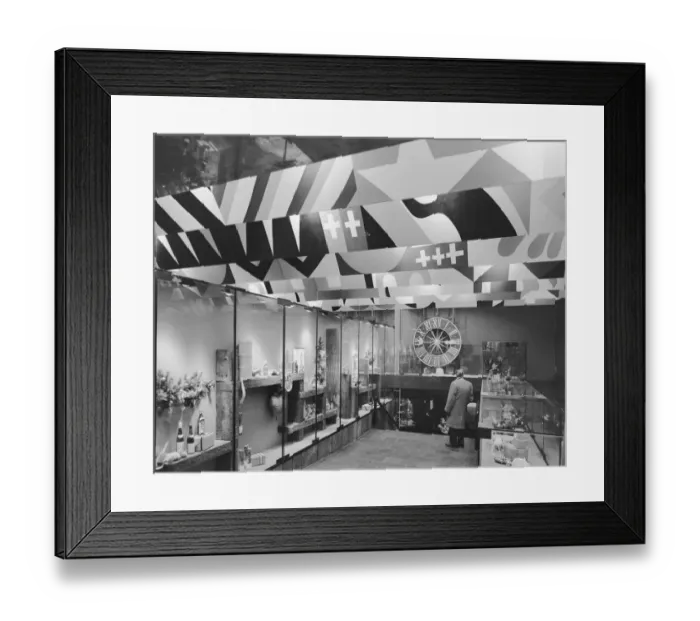Framed Print : Swiss Centre foyer JLP01_08_077637