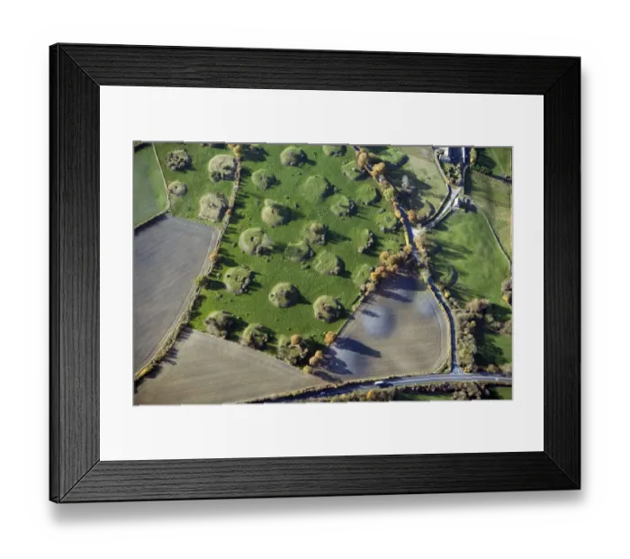 Framed Print : Bentley Grange shaft mounds 20721_047