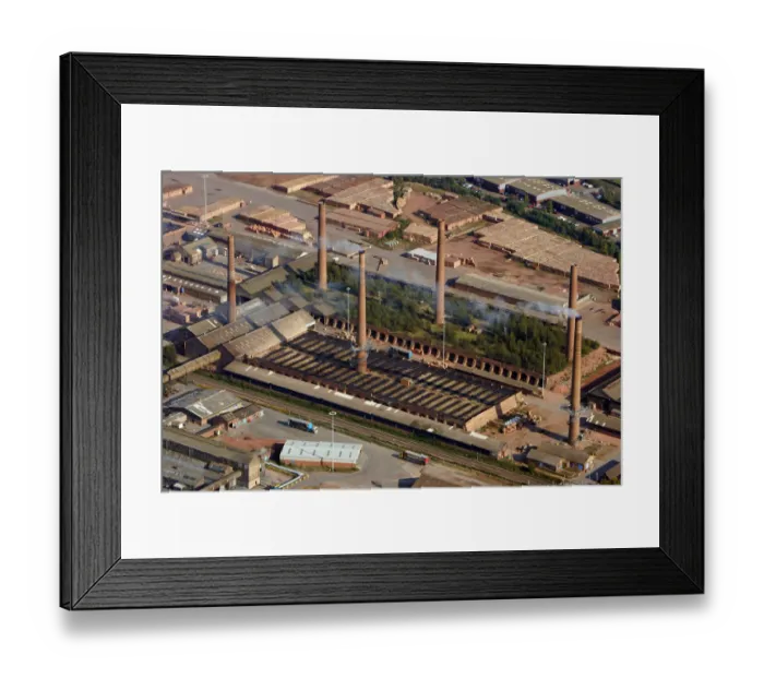Framed Print : Stewartby Brickworks 24082_026