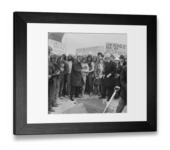 Framed Print : Ceremony and protest JLP01_08_095149c