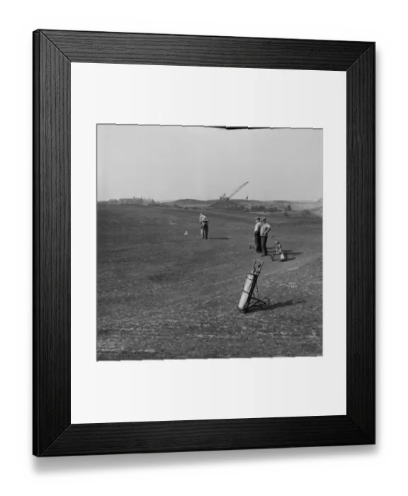 Framed Print : Reclaiming the course JLP01_08_08786
