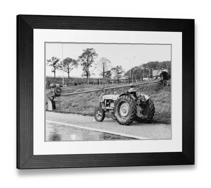 Framed Print : Grass cutting JLP01_01_164_23