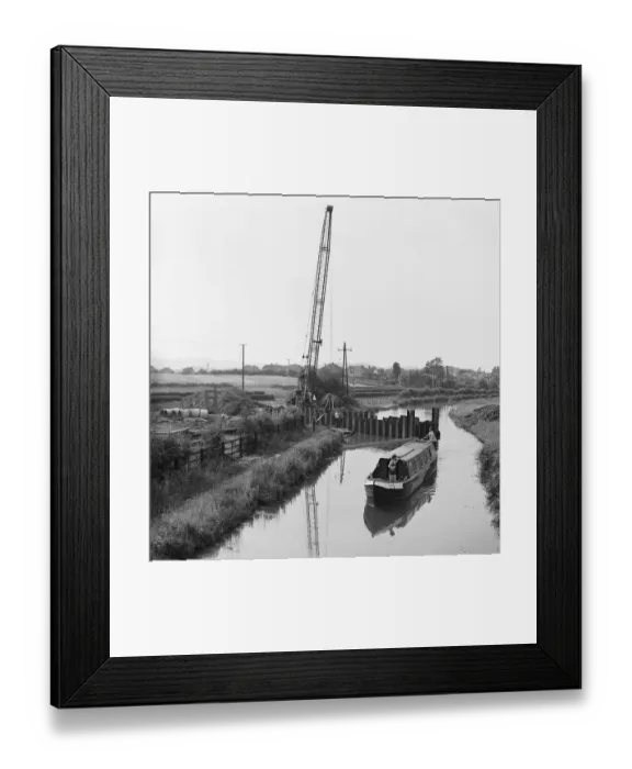 Framed Print : Crossing a canal JLP01_08_084424 Framed Print : Crossing a canal JLP01_08_084424