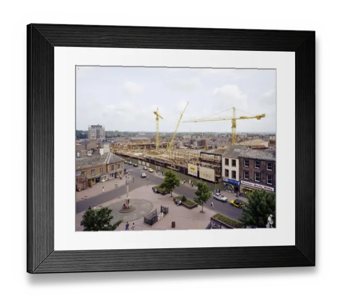 Framed Print : Building The Lanes JLP01_10_13960
