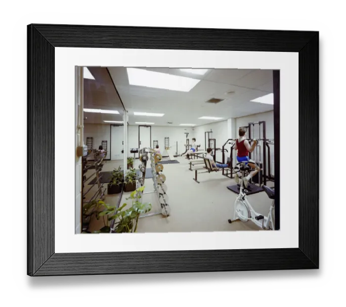 Framed Print : In the gym JLP01_10_18585