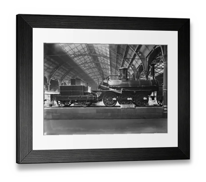 Framed Print : Derwent steam locomotive BB057005