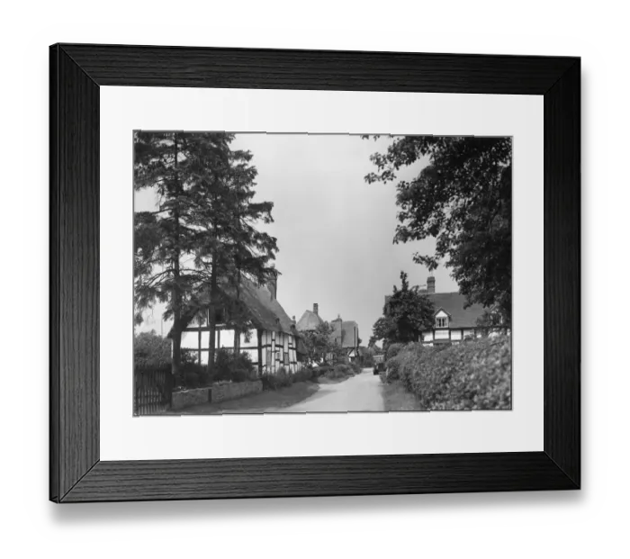 Framed Print : Little Comberton DIX02_01_258