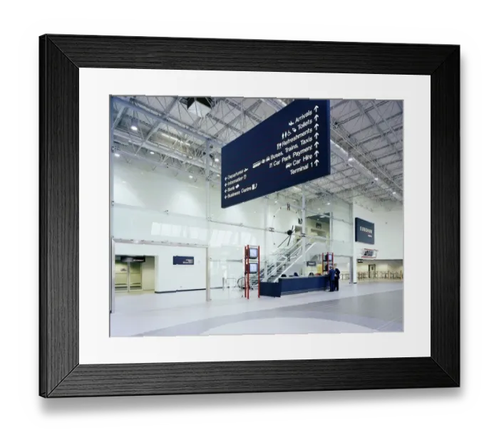 Framed Print : Birmingham Eurohub interior JLP01_10_50359