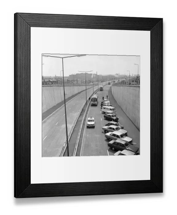 Framed Print : Opening the road JLP01_08_095609