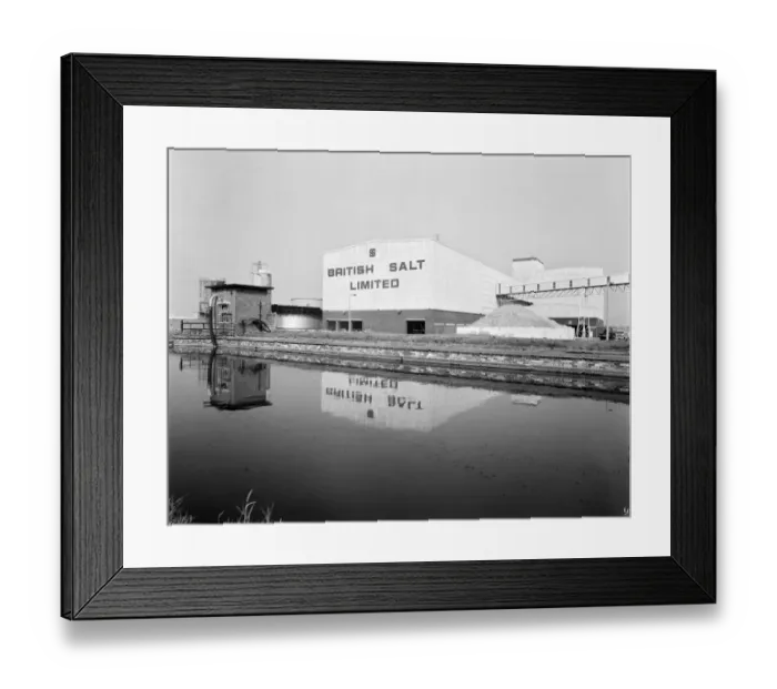 Framed Print : Salt factory JLP01_08_089431 Framed Print : Salt factory JLP01_08_089431