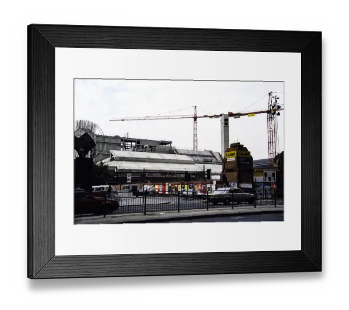 Framed Print : British Library under construction JLP01_14_00162