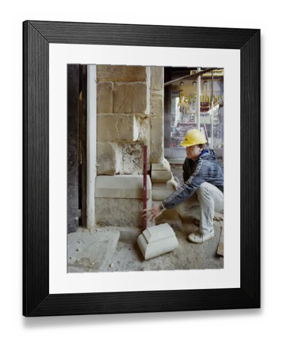 Framed Print : Buttercross renovation JLP01_10_18909