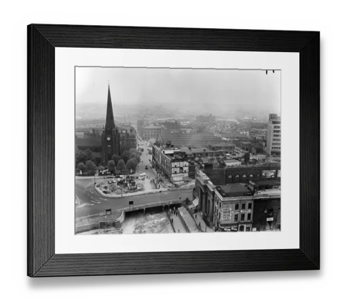 Framed Print : Site for the Bull Ring Centre JLP01_08_059924