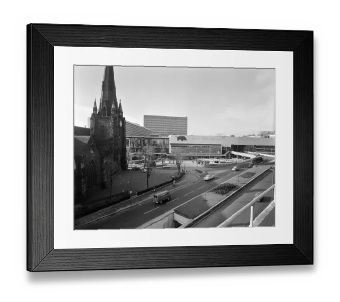 Framed Print : Bull Ring Centre JLP01_08_067438