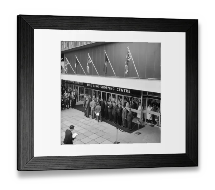Framed Print : Opening the Bull Ring JLP01_08_068586 Framed Print : Opening the Bull Ring JLP01_08_068586