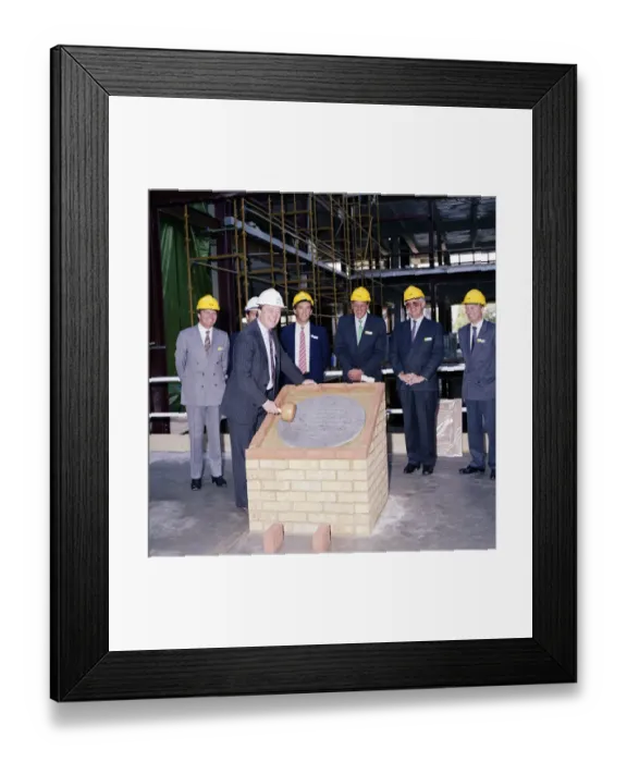 Framed Print : Foundation stone JLP01_11_46294_11