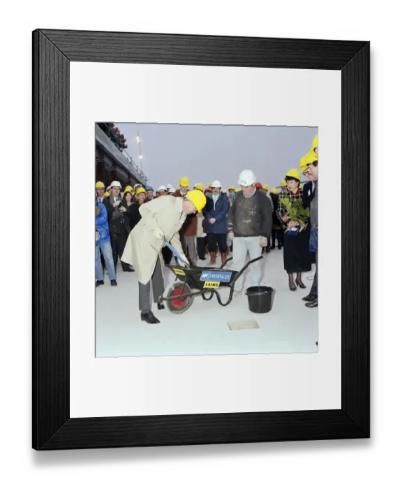 Framed Print : Topping out ceremony JLP01_11_47977_10