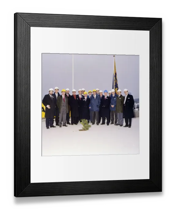Framed Print : Topping out ceremony JLP01_11_47978_03 Framed Print : Topping out ceremony JLP01_11_47978_03