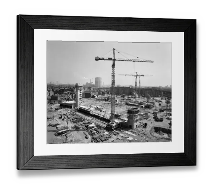 Framed Print : Construction site JLP01_08_078571