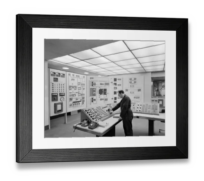 Framed Print : Control Room JLP01_08_063888