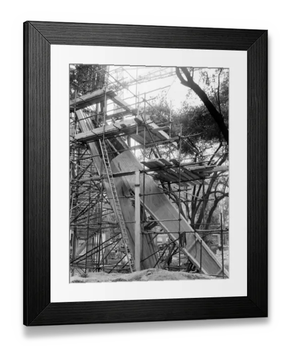 Framed Print : Roof support strut JLP01_08_060600