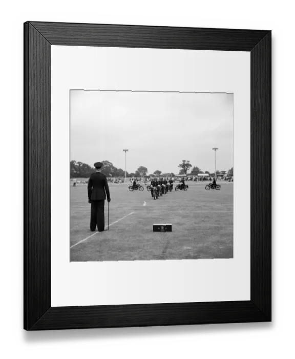 Framed Print : Motorcycle display team JLP01_08_073972
