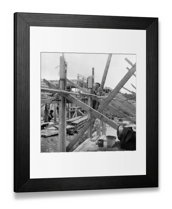 Framed Print : Checking verticals JLP01_08_053326 Framed Print : Checking verticals JLP01_08_053326