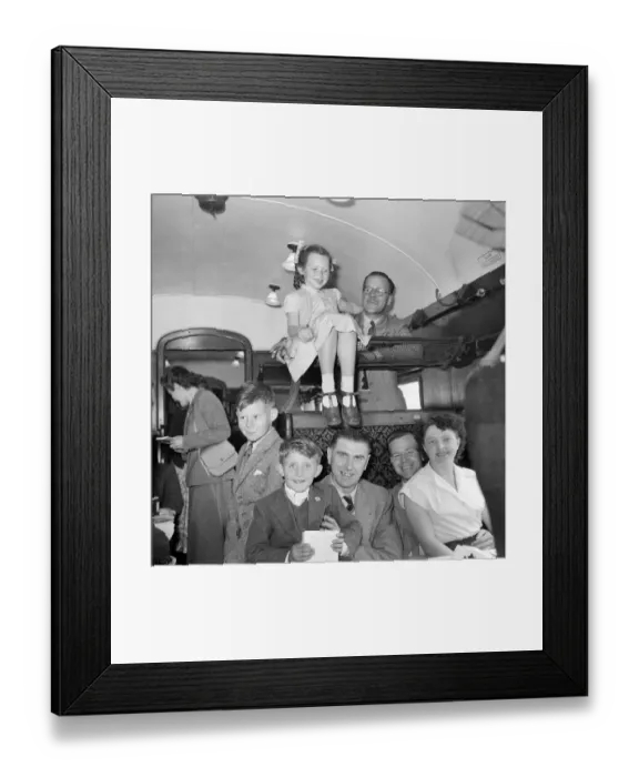 Framed Print : Outing by train JLP01_08_08838