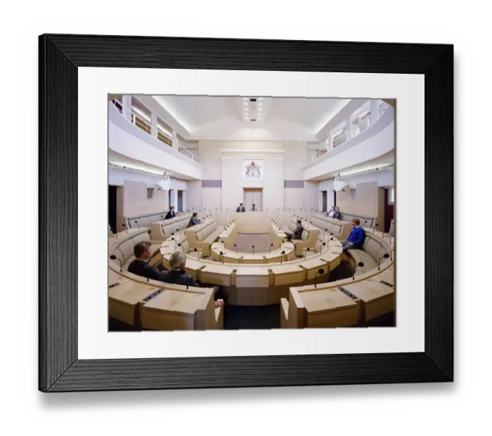 Framed Print : Council Chamber JLP01_10_44546 Framed Print : Council Chamber JLP01_10_44546