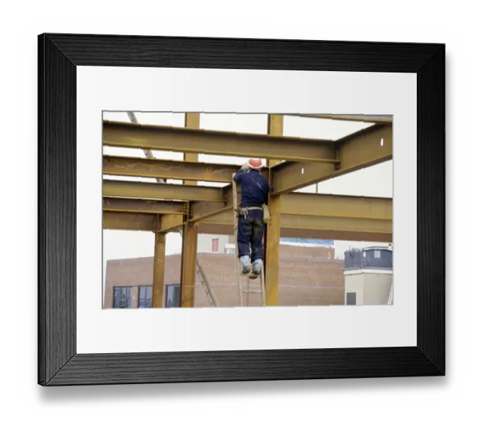 Framed Print : Steelwork JLP01_14_00104