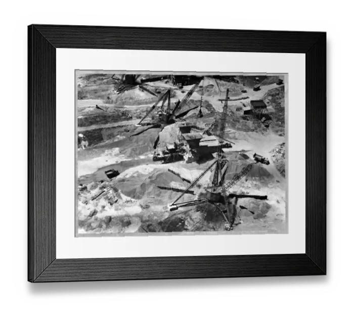 Framed Print : Derrick cranes JLP01_01_007_21