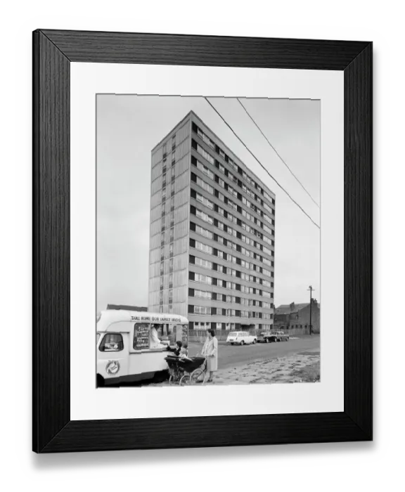 Framed Print : Ice cream van JLP01_08_071642 Framed Print : Ice cream van JLP01_08_071642
