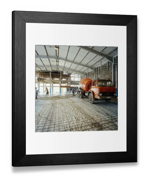 Framed Print : Concrete floor JLP01_10_37886
